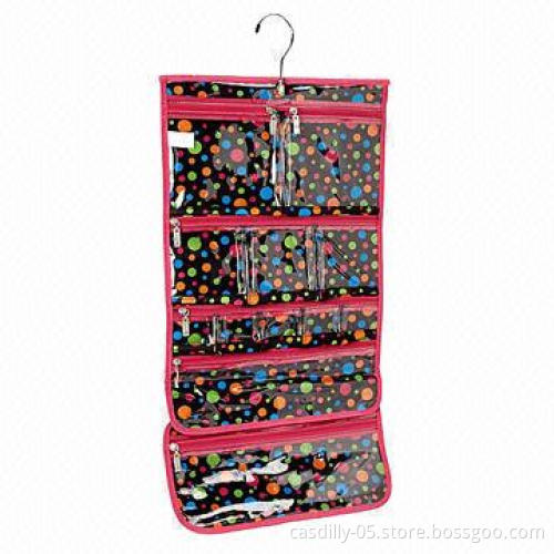 Toiletry Bag with Lower Vinyl Pocket Zips Off